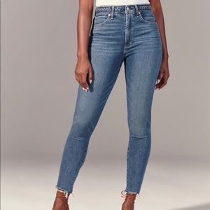Abercrombie and Fitch high waisted jeans